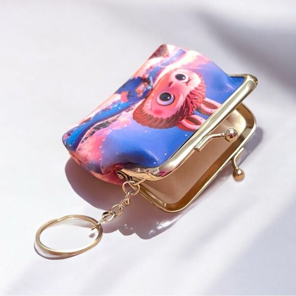 🤯5/$20🤯 Blue Labubu Coin Purse Keychain FLASH SALE - Picture 2 of 2